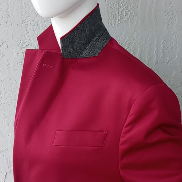 JF ( J. FERRAR) MEN'S RASPBERRY BLAZER